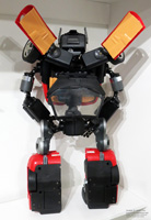 sideswipe jumbo machinder transformer 26 inch custom rear view