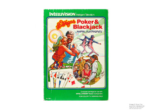 Box for Intellivision Las Vegas Poker and Blackjack