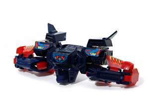 Convertors Sunyak Red and Dark Blue in Flight Mode