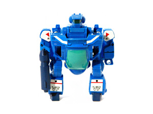 Mini Motorized Maladroid Mooriah / Blue SD Valkyrie VF-1S Max Typel in Robot Mode