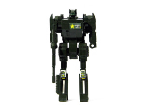 Defender Wheels Army Green Version in Robot Mode