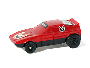 Firebird Dashbots Red Plastic in Sports Car Mode