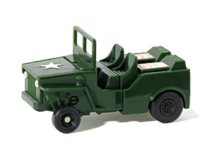 Jeep Dashbots Metal Version in Military Jeep Mode