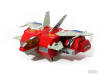 Robo Machine Red Space Ship MR-CJ