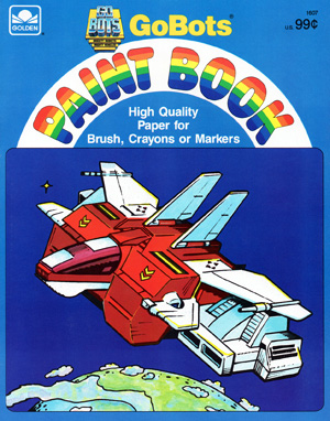 Gobots Golden Paint Book