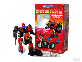 Machine Men Winchers Honda ATC with Box by Bandai