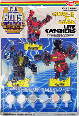 Lite Catchers Glow in the Dark Gobots Set by Avalon