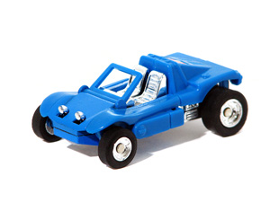 Gobots Buggyman in Blue Meyers Manx Dune Buggy Mode