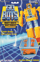 Cardback / Backing Card for Gobots Crain Brain