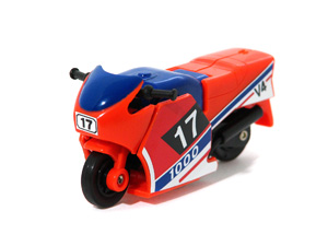 Dart in Light Red Honda VF 1000R Motorcycle Mode