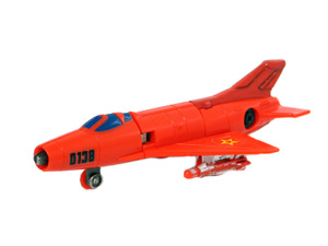 Gunnyr in Orange Mikoyan-Gurevich MiG-21 Fighter Jet