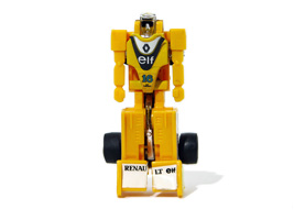 F-1 Robo MR-32 Yellow Slicks in Robot Mode