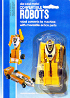 Slicks Die-cast Convertible Robots Bootleg on Card