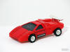 Robo Machine RM-61 and Machine Men Spoiler in Red Lamboghini Countach Mode