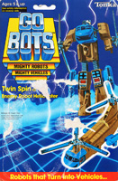 Twin Spin Gobots Cardback / Backing Card