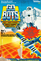 Ace Gobots Canadian 3-D Sticker Card / Cardback