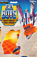 Cardback / Backing Card for Gobots Bullseye