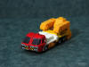 Gobots Crain Brain Bootleg in Yellow White and Red Crane Mode