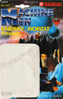 Pincher Machine Men Australian Cardback / Backing Card