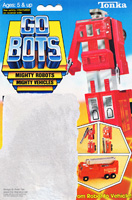 Version 2 Cardback / Backing Card for Gobots Pumper