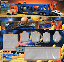 Machine Men Blue Rest-Q Staks Transport Collector Pack Box