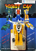 Slicks Robot Car Bootleg on Card