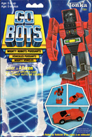 Spoiler 7201 Gobots Canadian Instructions Card / Cardback