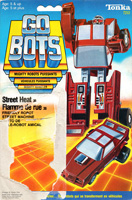 Street Heat Gobots Canadian Card / Cardback