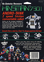 Andro-Tank Kinsman 7301 with Grey Head on Card