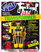 All-Terrain Trekker Yellow Galaxy Transformer Light + Sound on Card