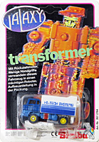 Truck Galaxy Transformer Blue by Simba on Card