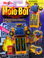 Dump Truck Moto-Bot Orange and Blue Maisto on Card