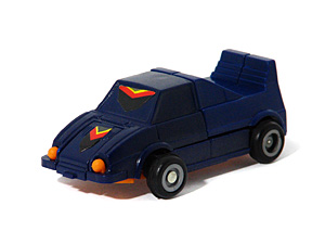 Blue Car Convert-Bot Argentina Robo Tron Bootleg in Vehicle Mode