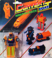 Orange Dump Truck Convert-Bot Argentina on Card