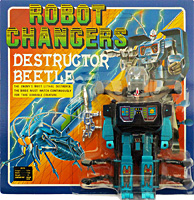 Destructor Beetle Robot Changers on Card