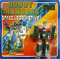 Space Locomotive Robot Changers Robot Changers on Card