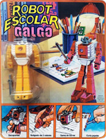 Robot Escolar Yellow Bootleg on Card