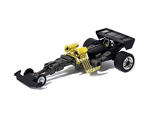 Drug Sam Wheelman MRBH-4 Machine Robo in Black Dragster Mode