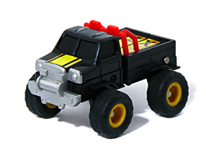 Blue Bomber Zybots Black Variant in Pickup Mode