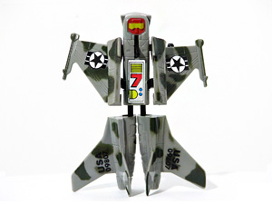 Zybots Mach-1 Grey Army Camo Version in Robot Mode