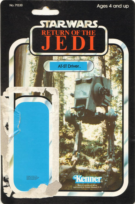 AT-AT Driver rotj77a 77 Back Backing Card / Cardback