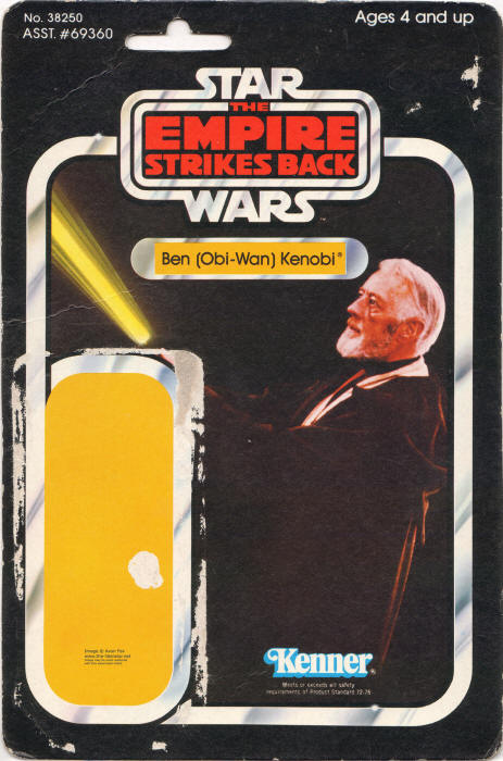 Ben Kenobi esb41d 41 Back Backing Card / Cardback