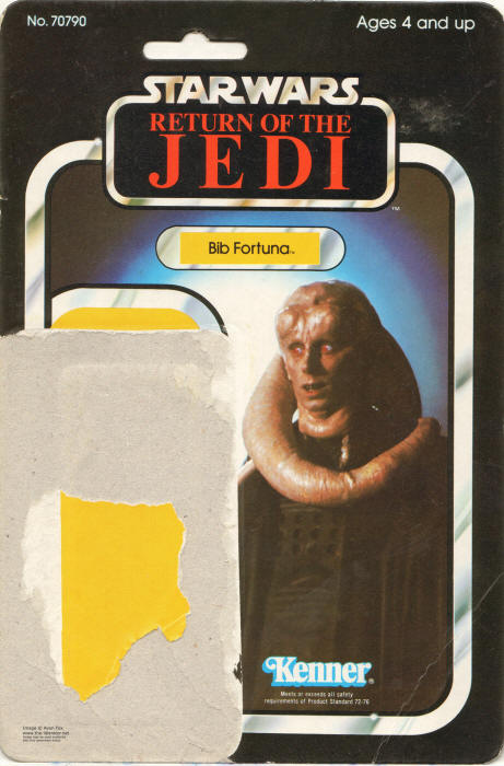 Bib Fortuna rotj65b 65 Back Backing Card / Cardback