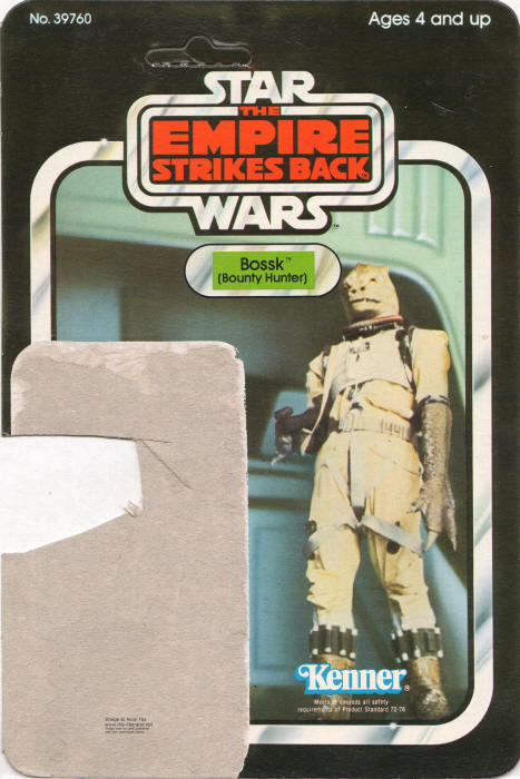 Bossk esb31a 31 Back Backing Card / Cardback