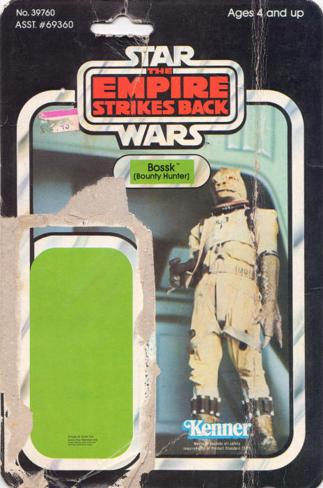 Bossk esb41d 41 Back Backing Card / Cardback