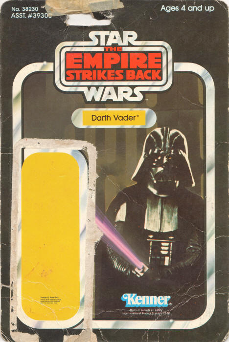 Darth Vader esb41b 41 Back Backing Card / Cardback