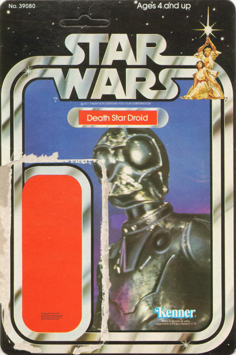 Death Star Droid sw20b 20 Back Backing Card / Cardback