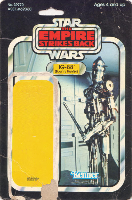 IG-88 esb41e 41 Back Backing Card / Cardback