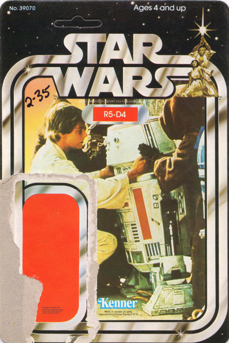 R5-D4 sw20b 20 Back Backing Card / Cardback