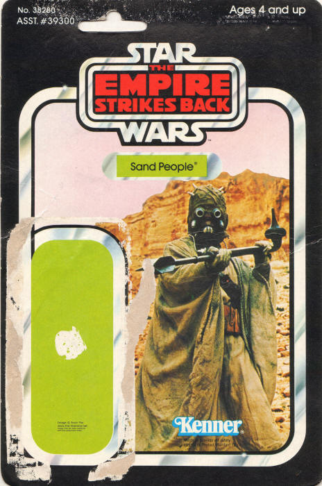 Sand People esb41e 41 Back Backing Card / Cardback